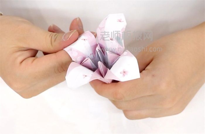 纸花折纸图片 纸花怎么折