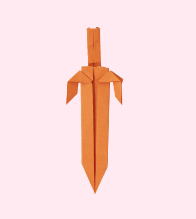 剑折纸图片 剑如何折