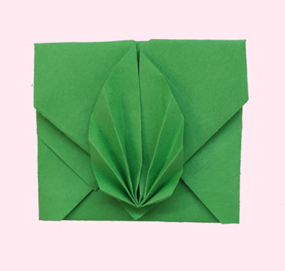 树叶信封折纸图片 树叶信如何折的