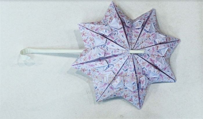 雨伞折纸图片 简单的雨伞怎么折