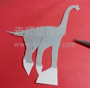 恐龙剪纸图片 恐龙怎么剪