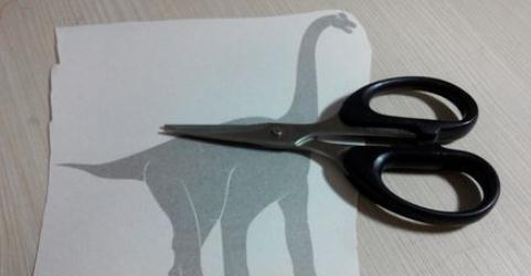 恐龙剪纸图片 恐龙怎么剪
