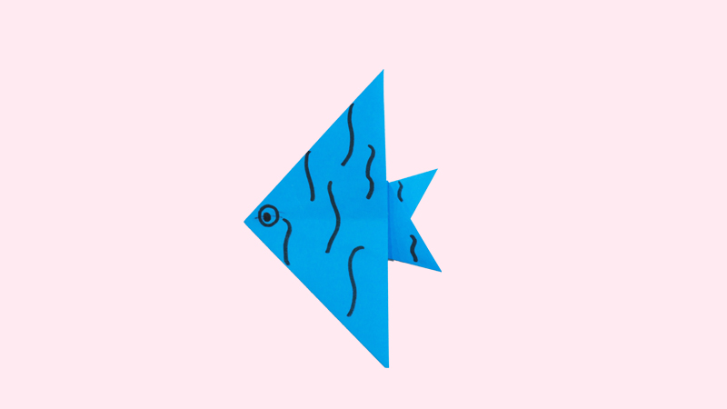 热带鱼折纸图片 鱼怎么折