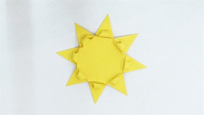 太阳花折纸图片 太阳花折怎么折