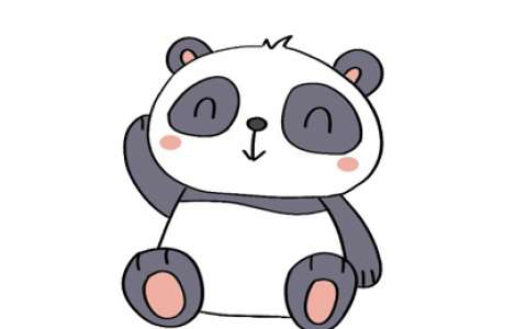可爱的熊猫简笔画图片 熊猫是怎么画的