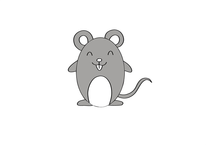 数字画老鼠简笔画图片 数字画老鼠怎么画