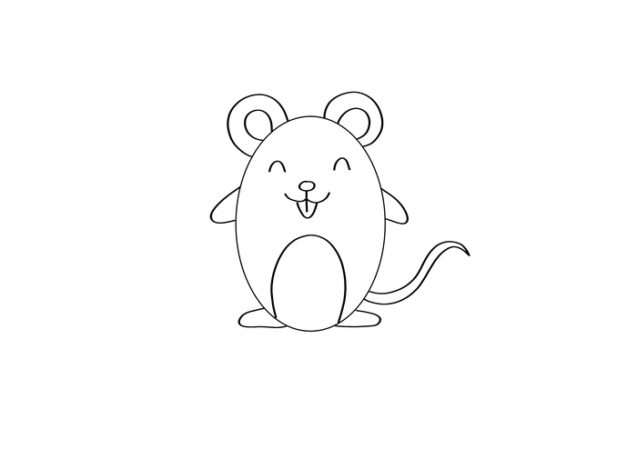 数字画老鼠简笔画图片 数字画老鼠怎么画