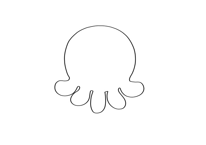 章鱼简笔画图片 章鱼怎么画