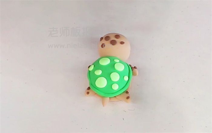 超轻粘土做乌龟教程图片 粘土是怎么做乌龟的