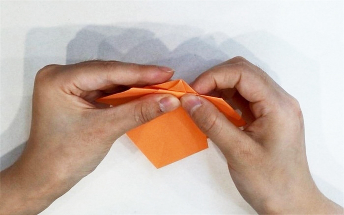 万圣节南瓜折纸教程图片 南瓜是怎么折的