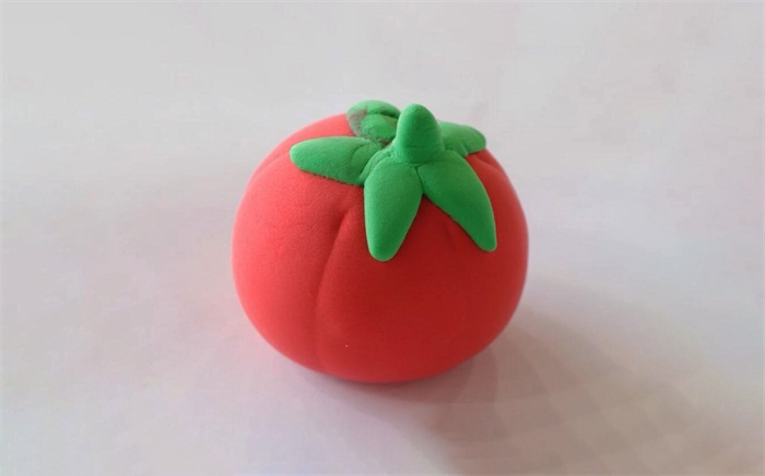 超轻粘土西红柿教程图片 粘土是怎么做西红柿的