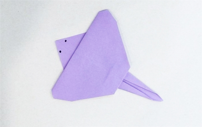 鳐鱼折纸教程图片 鳐鱼是怎么折的