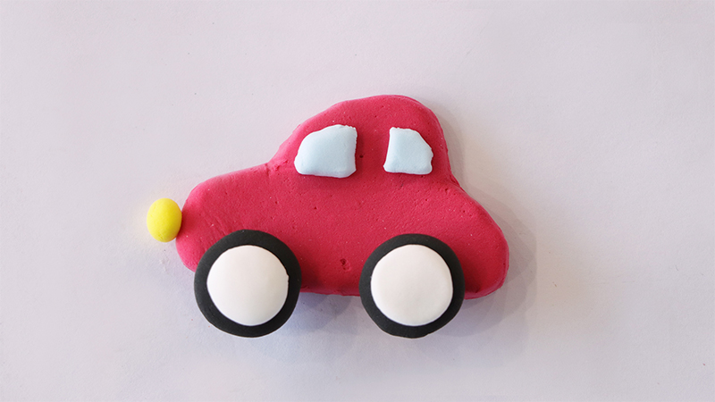 小汽车超轻粘土做法 用粘土是怎么做小汽车