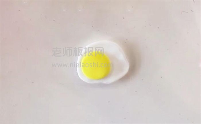 超轻粘土荷包蛋教程图片 用粘土是怎么做荷包蛋