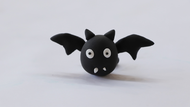 超轻粘土小蝙蝠教程图片 用粘土是怎么做小蝙蝠