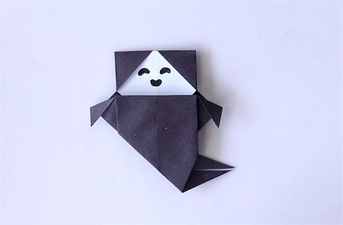 万圣节幽灵折纸教程图片 幽灵是怎么折的