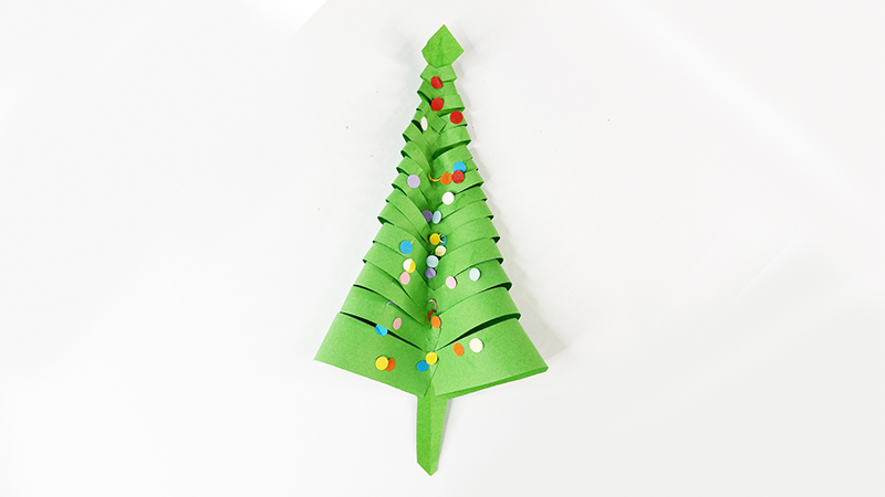 圣诞树折纸教程图片 圣诞树是怎么折的