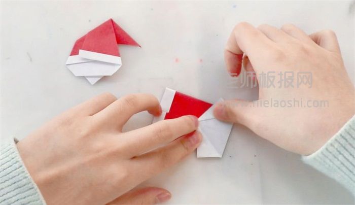 圣诞老人折纸教程图片 圣诞老人如何折