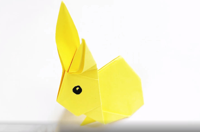 可爱小兔子折纸教程图片 小兔子如何折