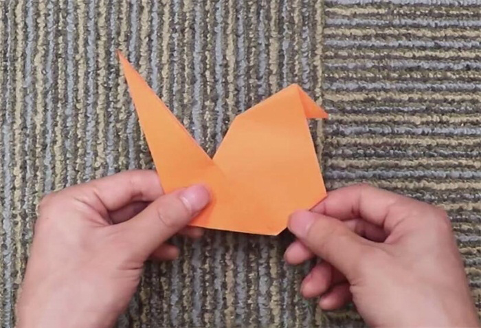 小鸡折纸教程图片 小鸡是怎么折的