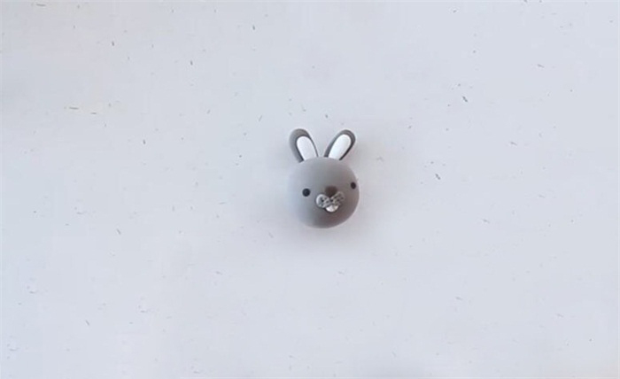 小灰兔超轻粘土教程图片 小灰兔用粘土怎么做