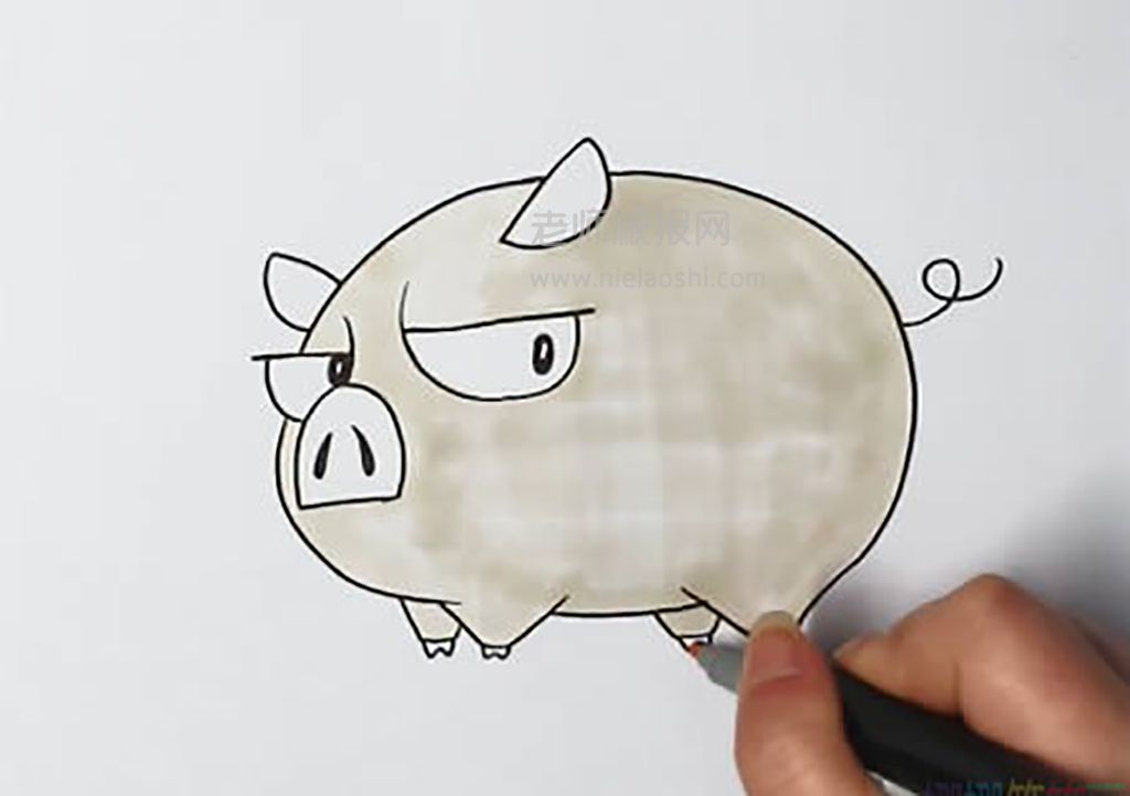 可爱的小猪儿童简笔画图片 小猪是怎么画的