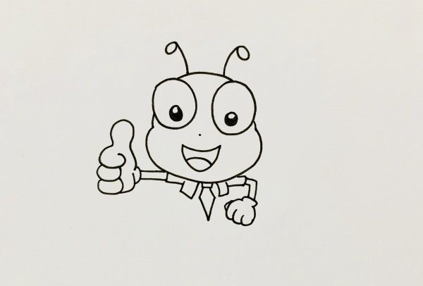 蚂蚁简笔画图片 儿童要怎么画蚂蚁