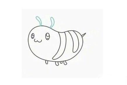 简单易学的蜜蜂简笔画图片 简单的蜜蜂怎么画