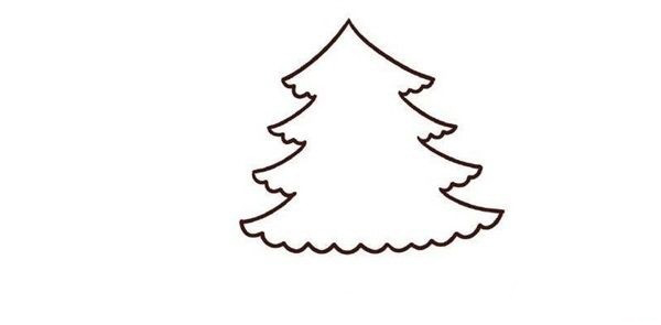 圣诞树简笔画图片 简单的圣诞树是怎么画的