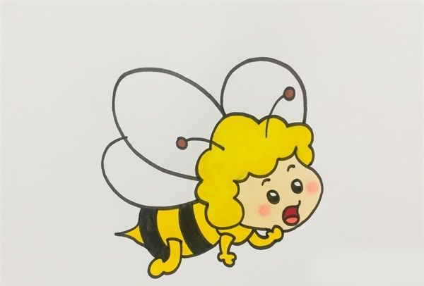 蜜蜂简笔画图片 可爱的蜜蜂是怎么画的