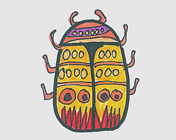 简笔画图片瓢虫怎么画 可爱小瓢虫画法