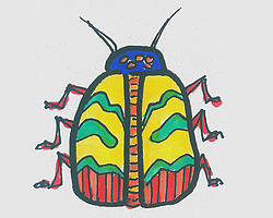 简笔画瓢虫怎么画好看 可爱瓢虫的画法