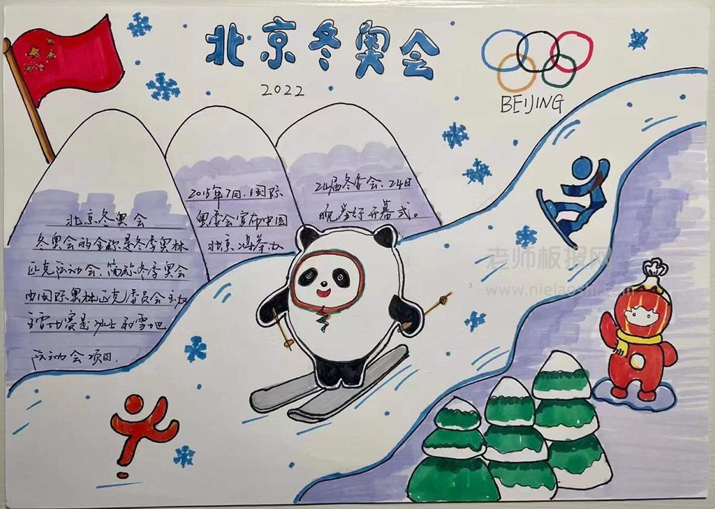 小学生《北京冬奥会》主题手抄报图片-文字内容