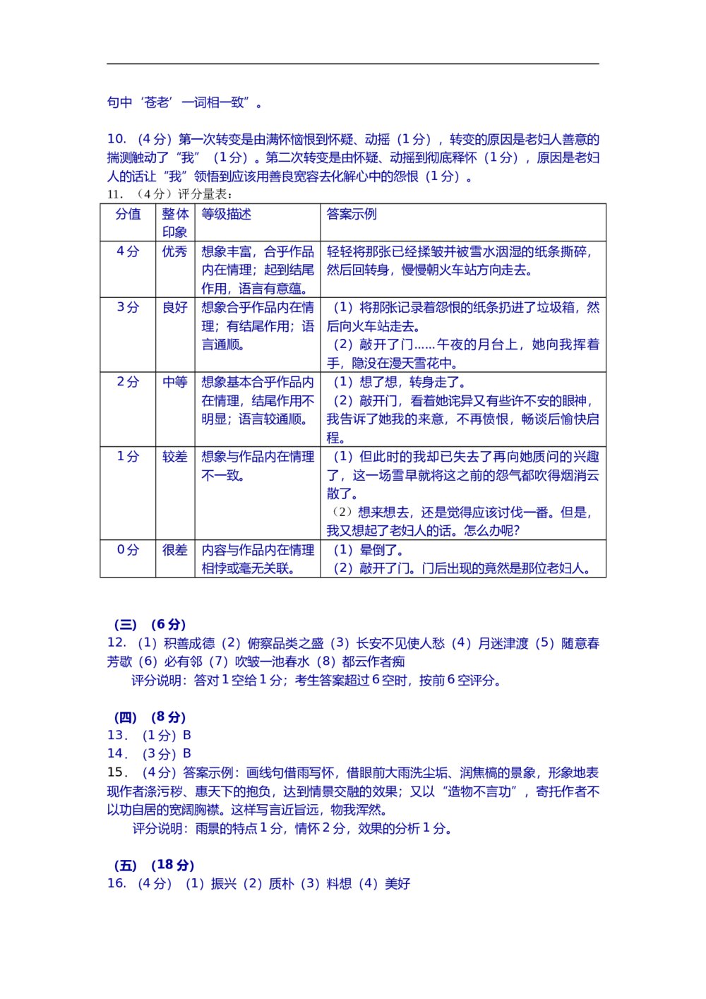 2015年上海高考语文真题试卷（word版）下载8