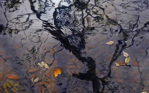 一组水中的风景油画作品欣赏·风景油画