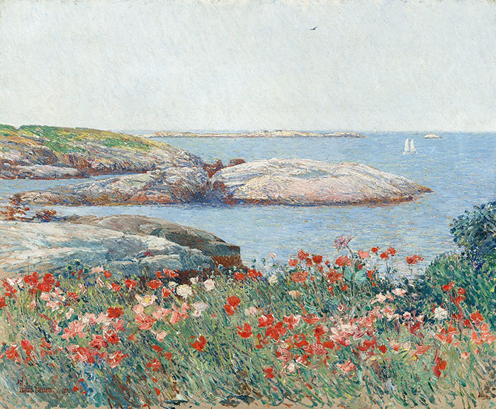《海边风景》主题油画图集·夏日海滩油画作品欣赏