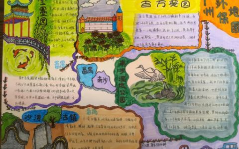 2022广州环保地图手抄报图片-含文字内容-简单