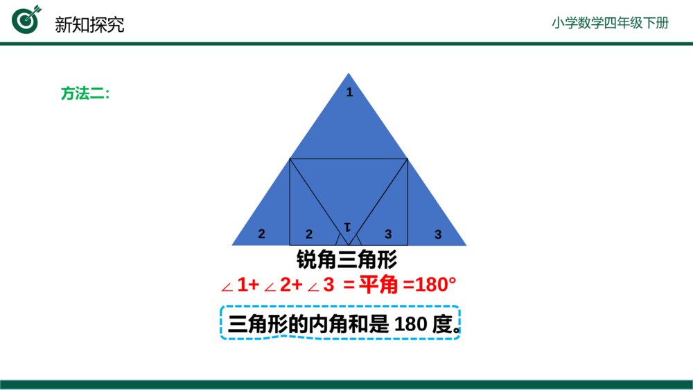 小学数学四年级下册（第5.5课时）《三角形的内角和》PPT教学课件10