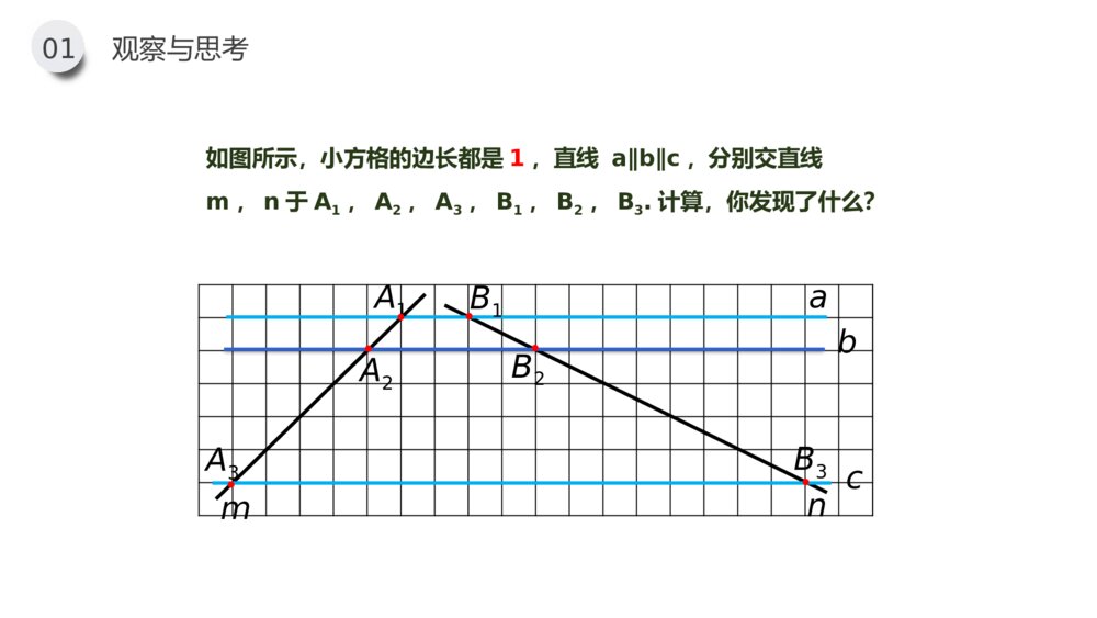 九年级下册(第27.2.2课时)《相似三角形的判定：平行线分线段成比例》PPT教学课件7
