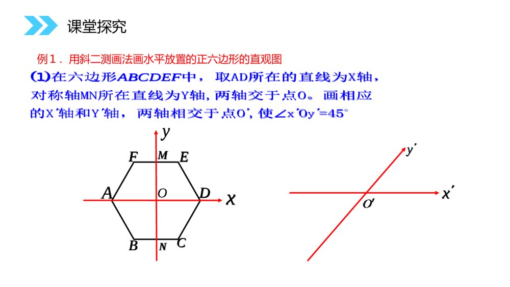 人教版高中数学必修二《空间几何体的直观图》（第1.2.3课时）PPT教学课件6