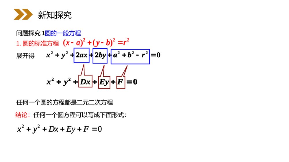 人教版高中数学必修二《圆的一般方程》（第4.1.2课时）PPT课件6