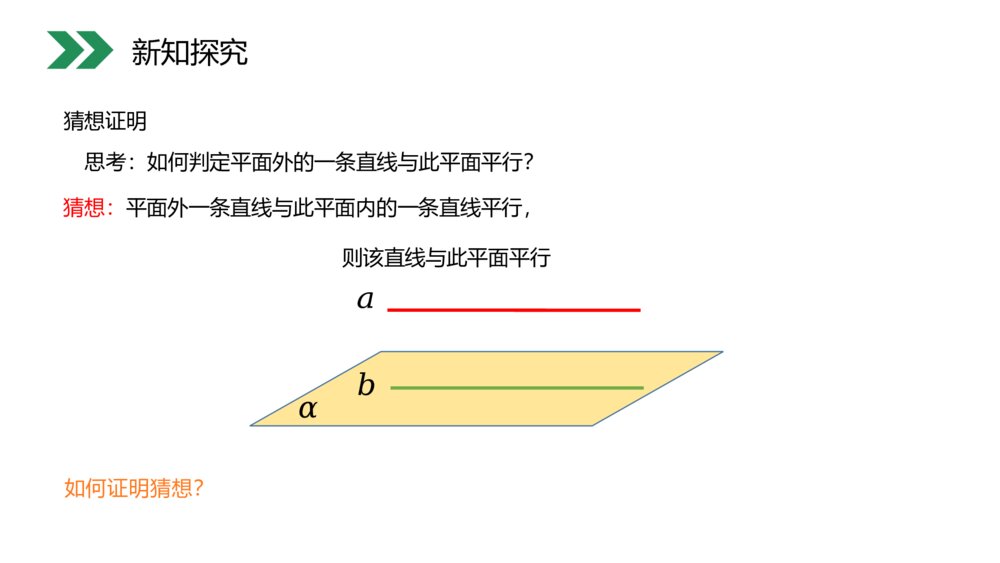 人教版高中数学必修二《直线与平面平行的判定》（第2.2.1课时）PPT教学课件5