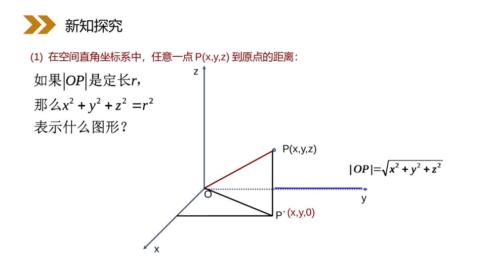 人教版高中数学必修二《空间中两点的距离公式》（第4.3.2课时）PPT教学课件6
