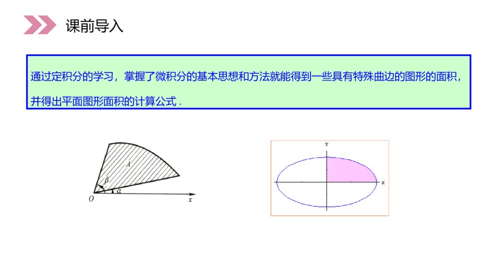 人教版高中·高二数学选修2-2《定积分在几何中的应用》（第1.7.1课时）PPT精品课件3