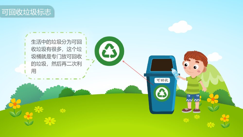 《可回收利用的垃圾》幼儿园小班社会活动主题PPT课件4