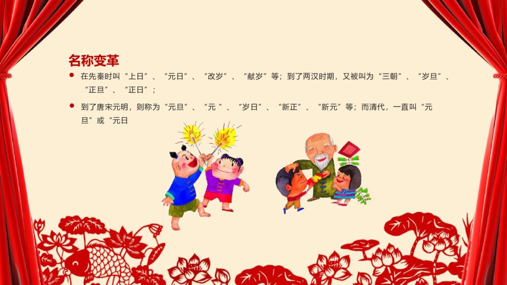 春节除夕节日传统习俗知识主题班会PPT课件6