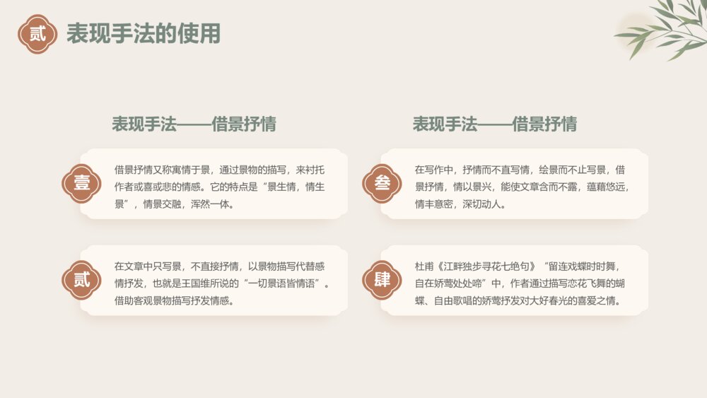 初中语文九年级知识点《表现手法》复习教育教学课件PPT下载10