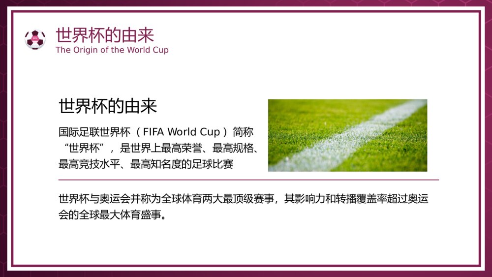 《卡塔尔足球世界杯》观赛指南主题PPT课件4