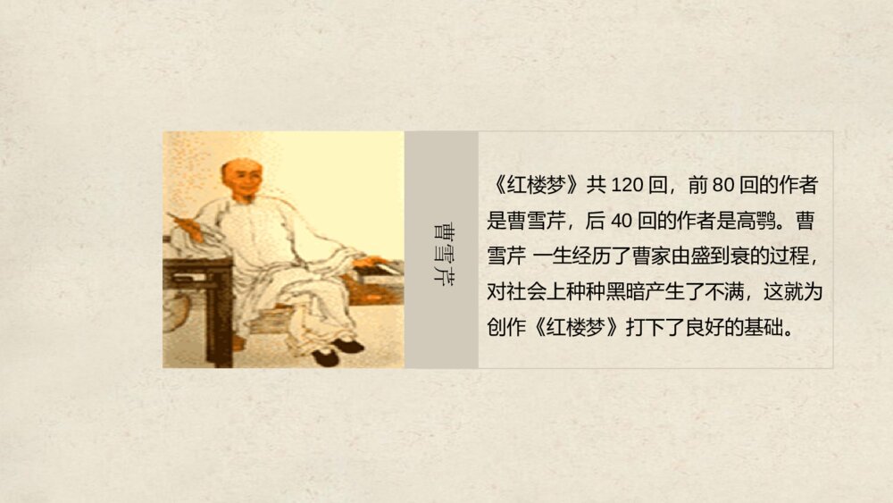 《清朝前期的文学艺术》初中历史七年级教育教学PPT课件6