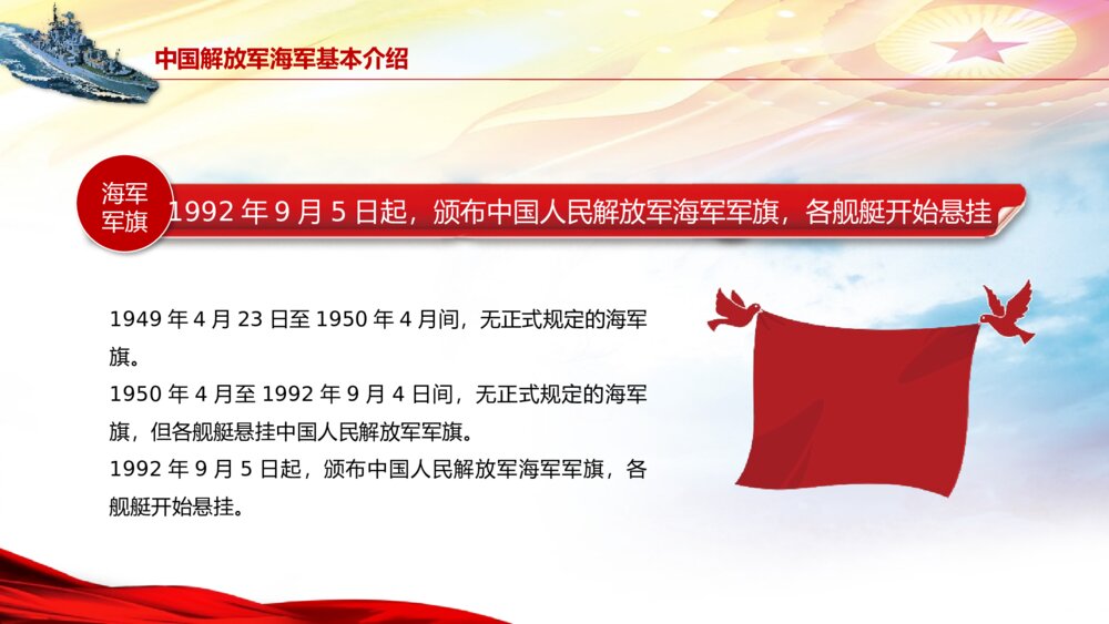 纪念中华人民共和国解放军海军成立74周年PPT课件下载(共24页)6